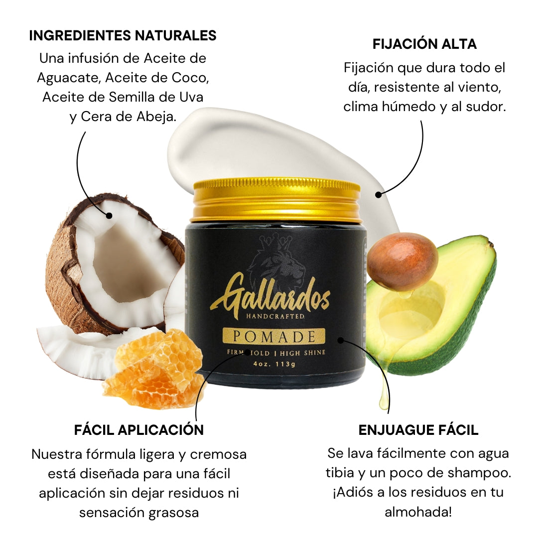 Pomade | Fijación Firme - 4 Oz